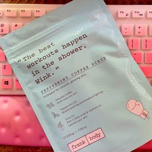 Frank Body Peppermint Coffee Scrub.